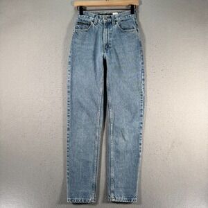 Vintage DKNY Jeans Women 2 Blue Lightwash Denim High Rise Comfort Trendy USA 90s